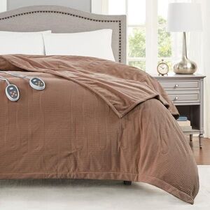 Beautyrest Queen Size Heated Blanket- Brown
